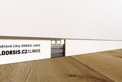 DORSIS vkladka MDF5508 do soklových profilů Linus vhodná pro vložení LED pásku, 2.5m - Obrázok č. 1