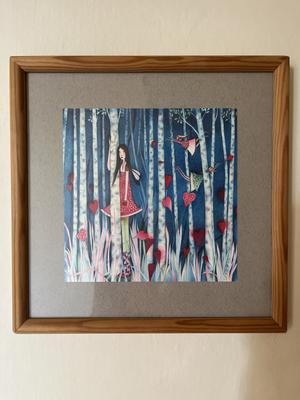 4 zarámované reprodukce kreseb francouzské ilustrátorky Gaëlle Boissonard - Obrázok č. 1