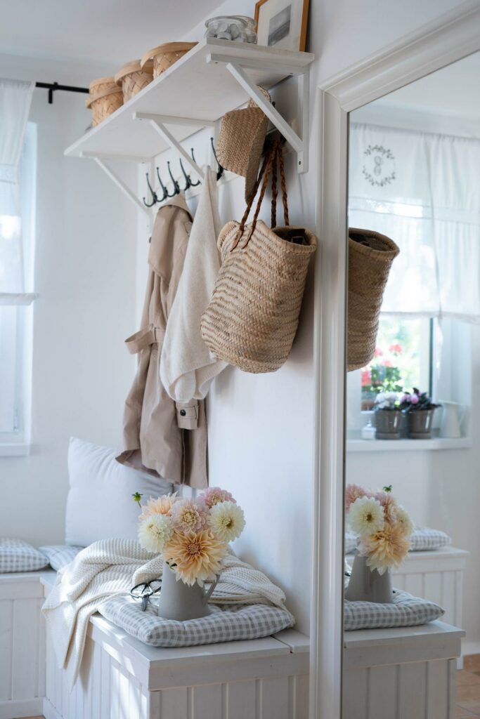 předsíň ve venkovském stylu