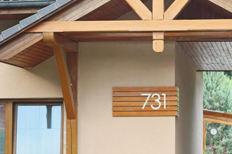 DIY návod: Originální dřevěné číslo na dům