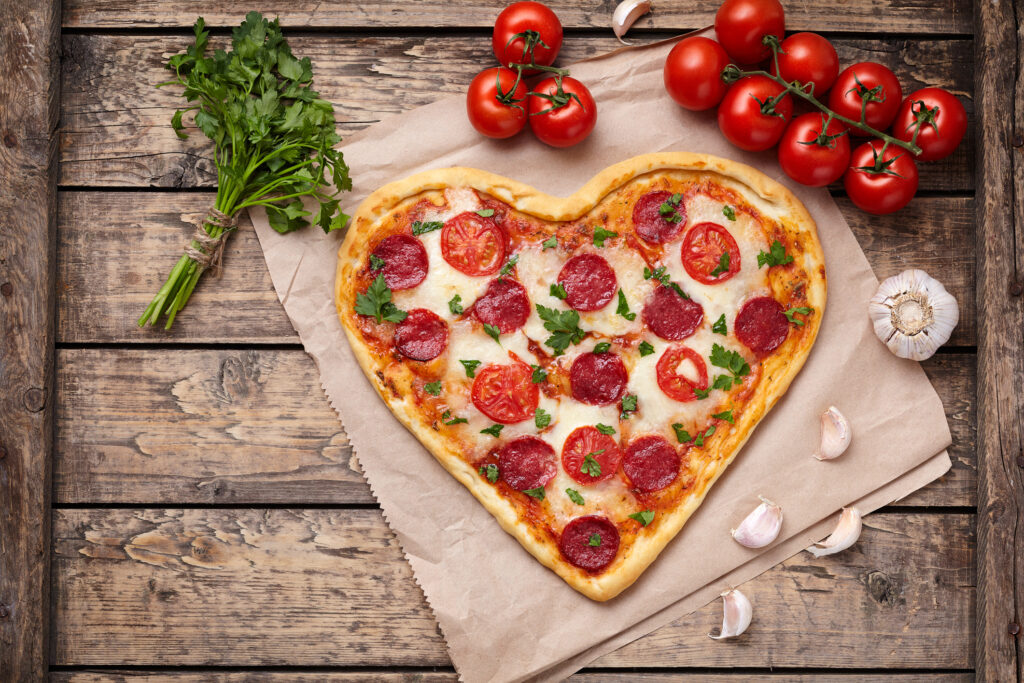 recept na pizza těsto srdce