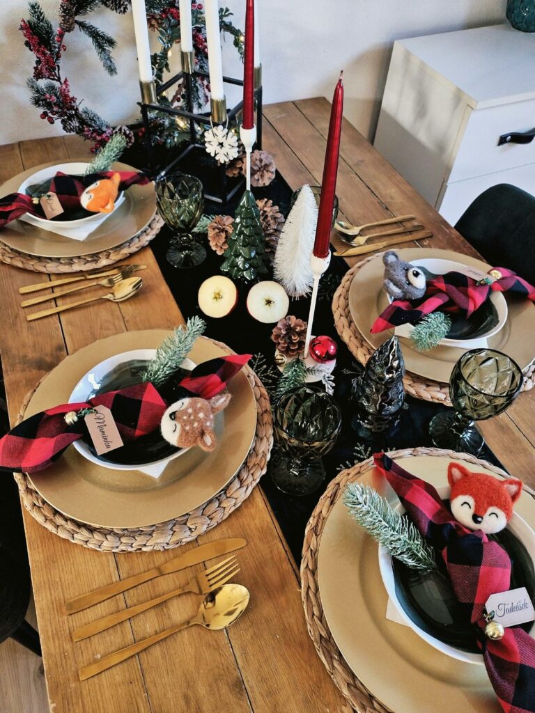 vánoční stolování