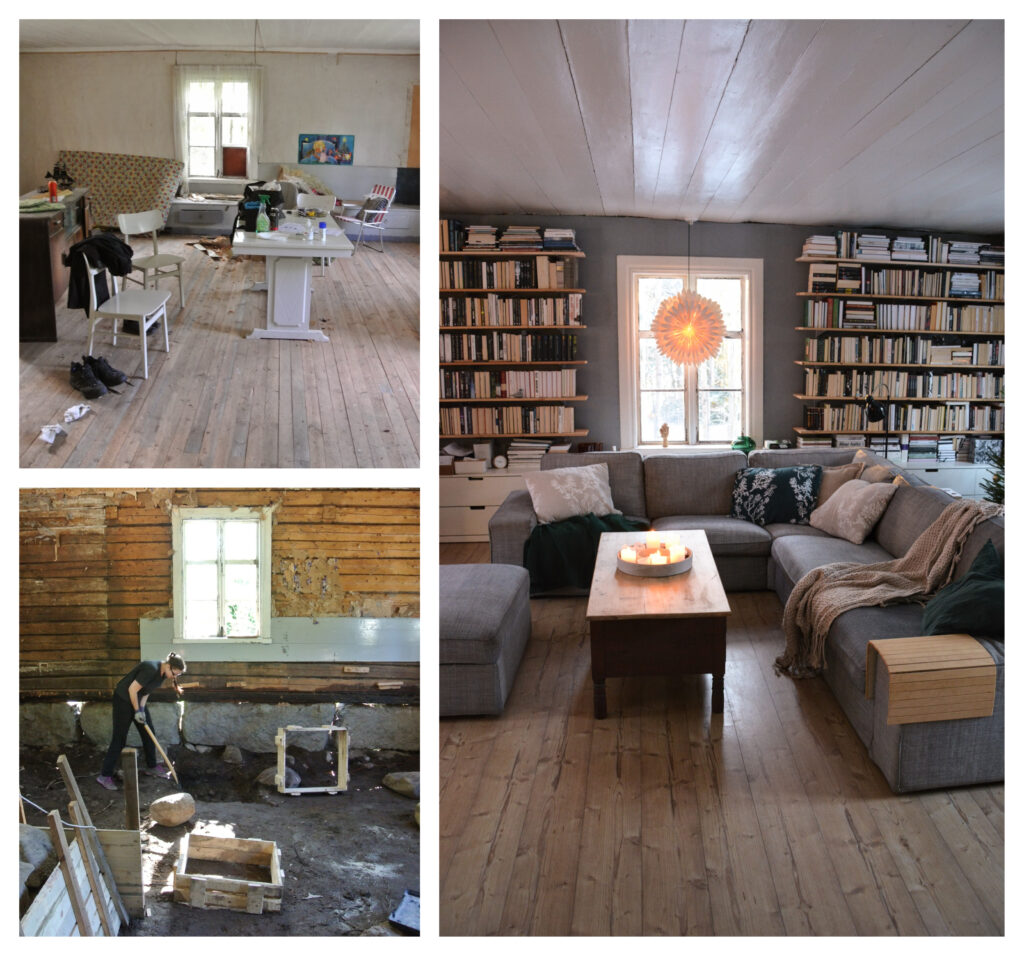 rekonstrukce obývacího pokoje