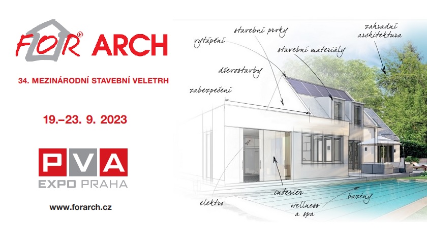 stavební veletrh For Arch 2023