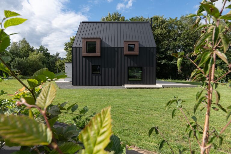 Jak postavit černý dům, který se nepřehřívá, popisuje architekt Adam Lokajíček