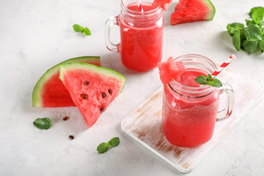 melounovo-mátové letní smoothies